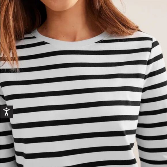 NEW Boden Striped Jersey Shirt Dress size 6L - Picture 5 of 13